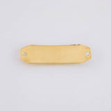 Herraje Placa Octagonal 0.6g / 1 in Oro Amarillo 18K