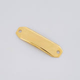 Herraje Placa Octagonal 0.5g / 1 in Oro Amarillo 18K