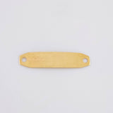 Herraje Placa Octagonal 0.35g / 3/4 in Oro Amarillo 18K