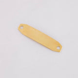Herraje Placa Octagonal 0.35g / 3/4 in Oro Amarillo 18K