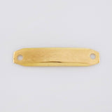 Herraje Placa Octagonal 0.35g / 3/4 in Oro Amarillo 18K