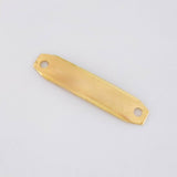Herraje Placa Octagonal 0.35g / 3/4 in Oro Amarillo 18K