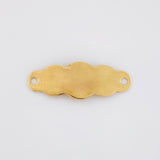 Herraje Placa Nube 0.45g / 3/4 in Oro Amarillo 18K