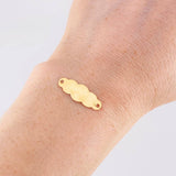 Herraje Placa Nube 0.5g / 3/4 in Oro Amarillo 18K