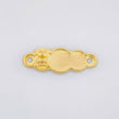 Herraje Placa Nube Oso 0.4g / 1 in Oro Amarillo 18K