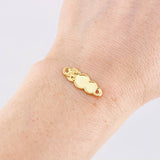 Herraje Placa Nube Oso 0.45g / 1 in Oro Amarillo 18K
