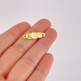 Herraje Placa Nube Oso 0.45g / 1 in Oro Amarillo 18K
