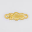 Herraje Placa Nube Ángel de la Guarda 0.5g / 1 in Oro Amarillo 18K
