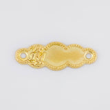 Herraje Placa Nube Ángel de la Guarda 0.45g / 1 in Oro Amarillo 18K