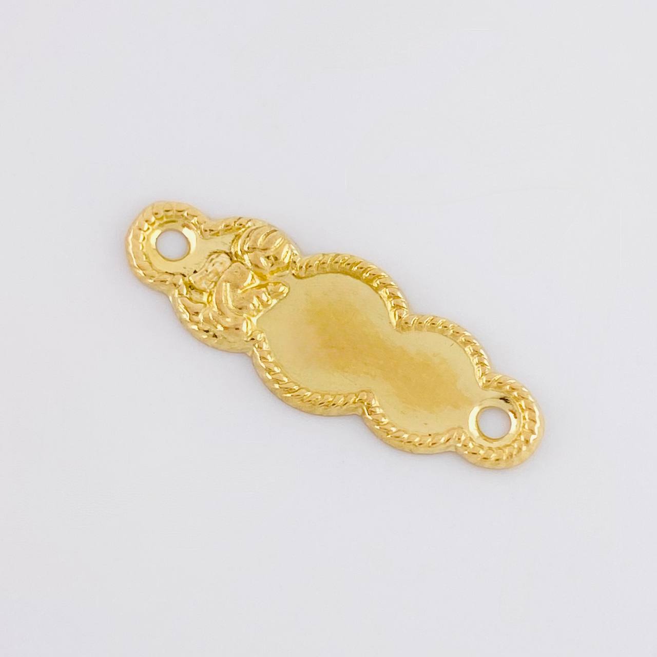 Herraje Placa Nube Ángel de la Guarda 0.45g / 1 in Oro Amarillo 18K