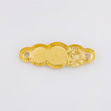 Herraje Placa Nube Ángel de la Guarda 0.45g / 1 in Oro Amarillo 18K