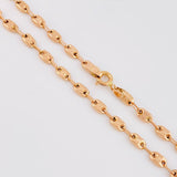Cadena Rustica Tornillo 9.55g / 26 in / 3.6mm Oro Rosa 18K