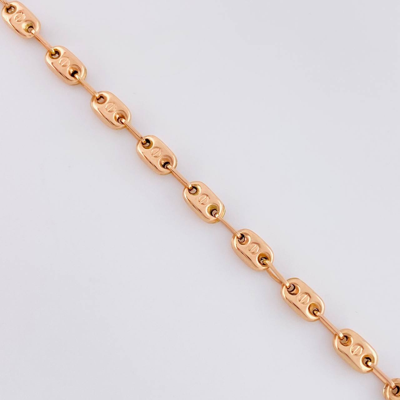 Cadena Rustica Tornillo 9.55g / 26 in / 3.6mm Oro Rosa 18K