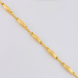 Bracelet Rustic Link 3.95g / 8 1/2 in / 3.3mm Yellow Gold 18K