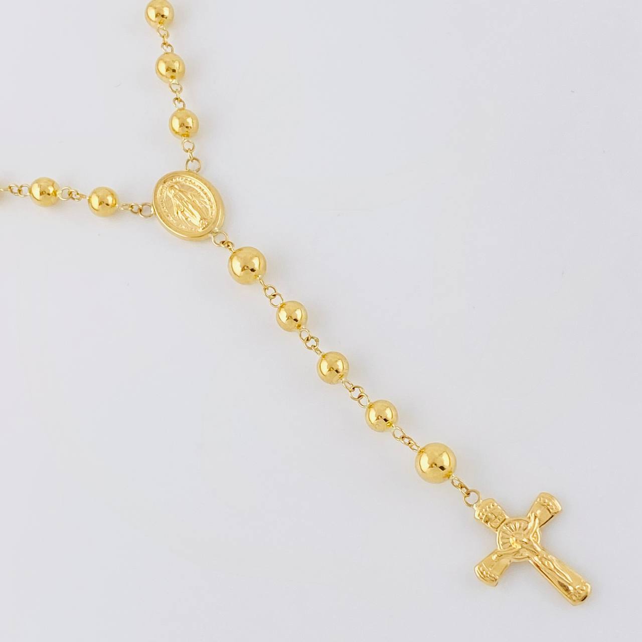 Rosario Virgen Milagrosa 12.25g / 24 in / 5mm Oro Amarillo 18K