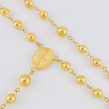Rosario Virgen Milagrosa 12.25g / 24 in / 5mm Oro Amarillo 18K