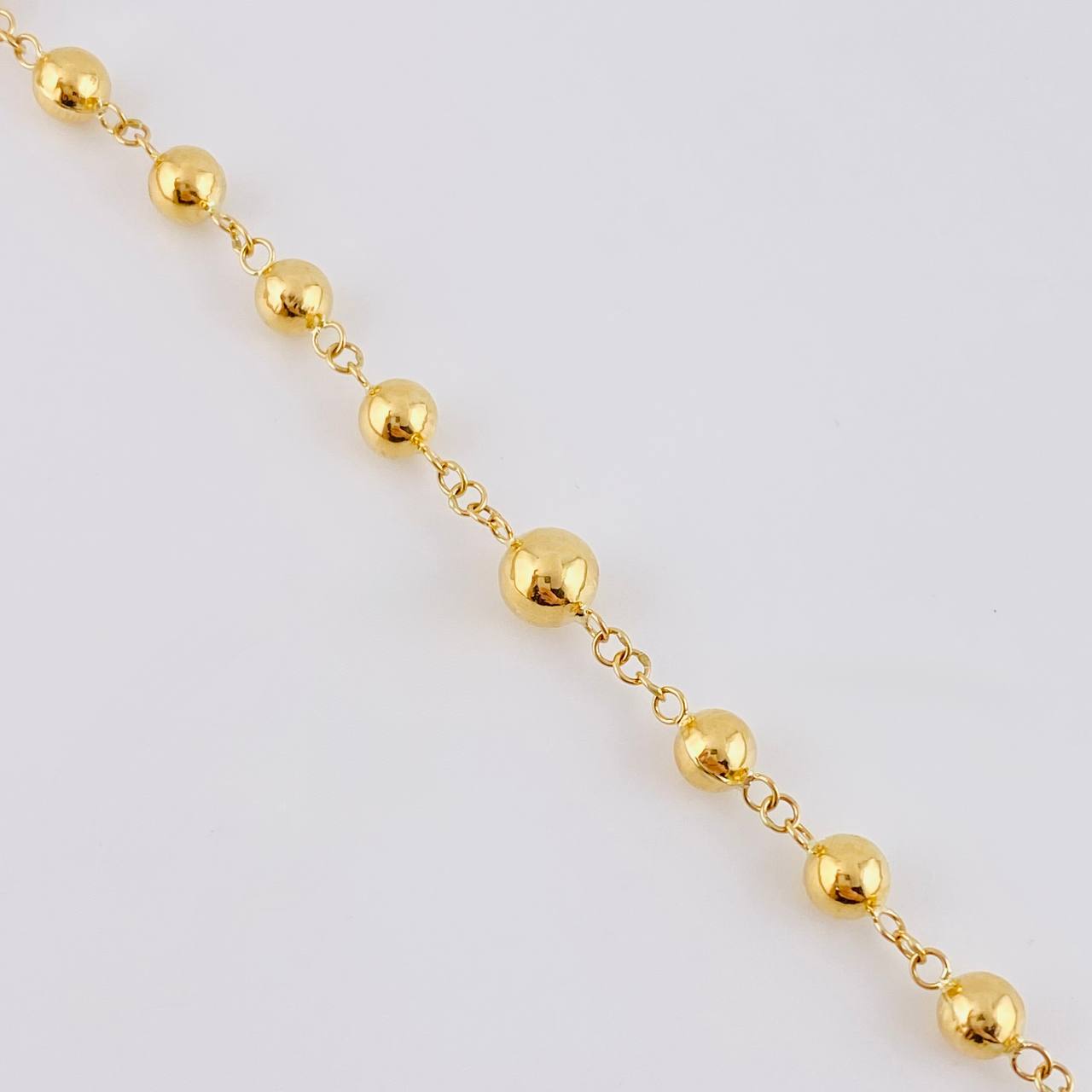 Rosario Virgen Milagrosa 12.25g / 24 in / 5mm Oro Amarillo 18K