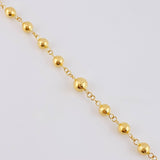 Rosario Virgen Milagrosa 12.25g / 24 in / 5mm Oro Amarillo 18K