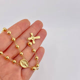 Rosario Virgen Milagrosa 12.25g / 24 in / 5mm Oro Amarillo 18K