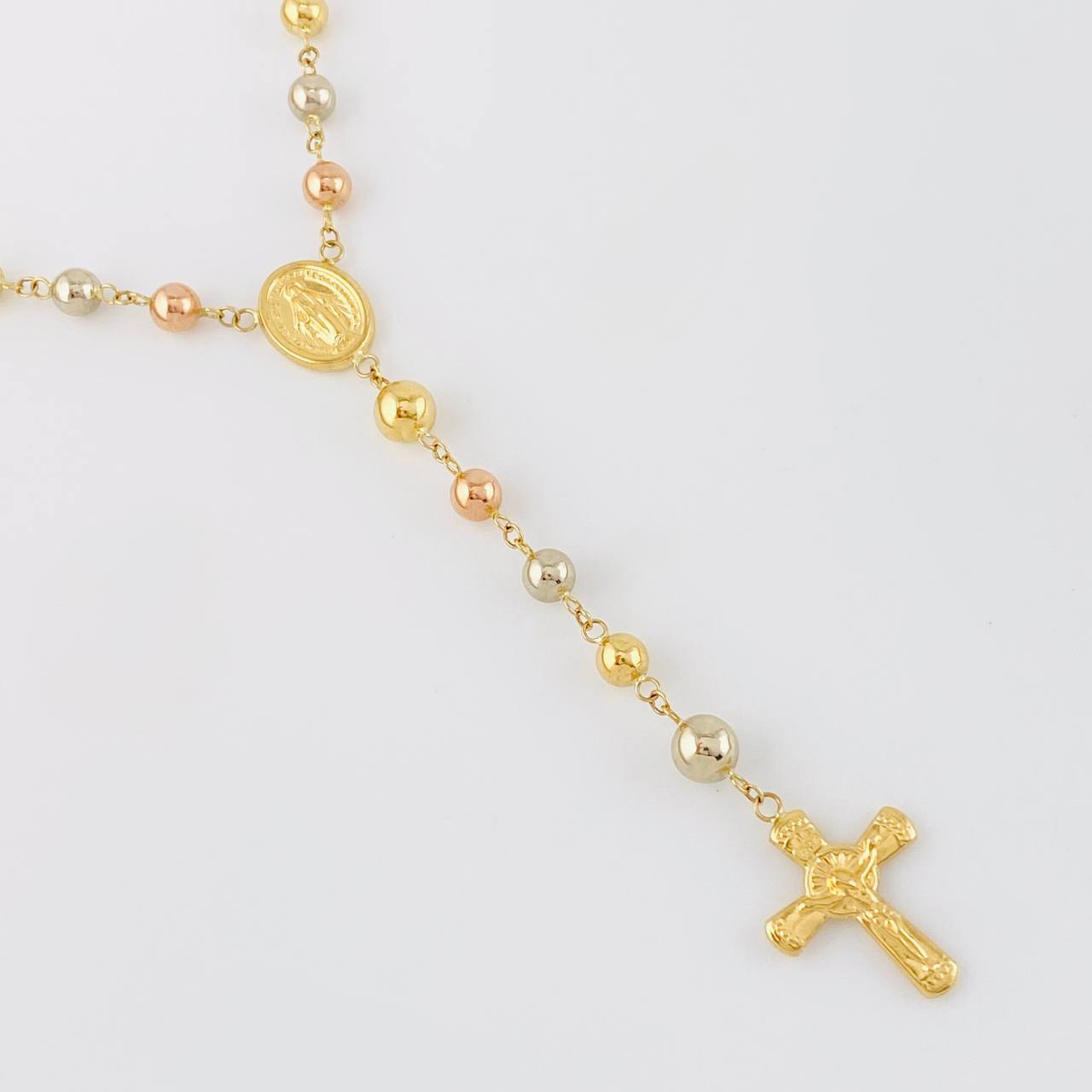 Rosario Virgen Milagrosa 12.05g / 24 in / 5mm Tres Oros 18K