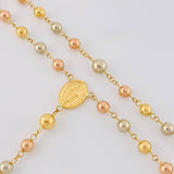 Rosario Virgen Milagrosa 12.05g / 24 in / 5mm Tres Oros 18K