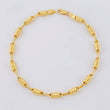 Bracelet Rustic Barrel 4.55g / 8 1/4 in / 4.1mm Yellow Gold 18K