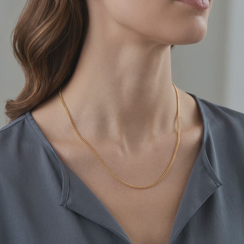 Cuban Links 1.65g / 18 in / 2mm Yellow Gold 18K