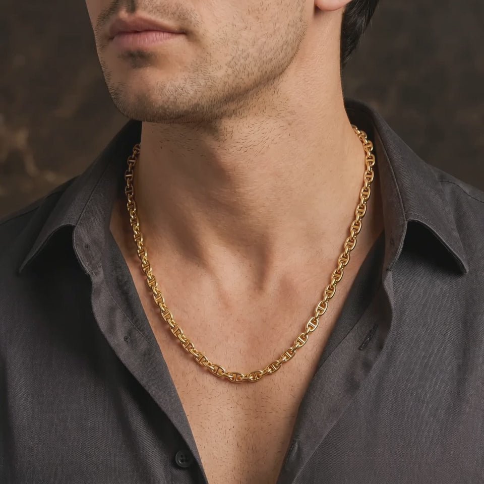 Mariner Chain 58.1g / 24 in / 5.6mm Yellow Gold 18K