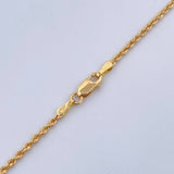 Rope Chain 2.25gr / 60.5cm / 1.4mm Yellow Gold +3 18K $