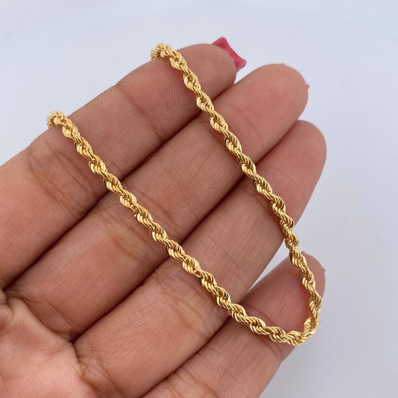 Pulso Lazo 1.85gr / 19cm / 2.2mm Oro Amarillo +3 18K $