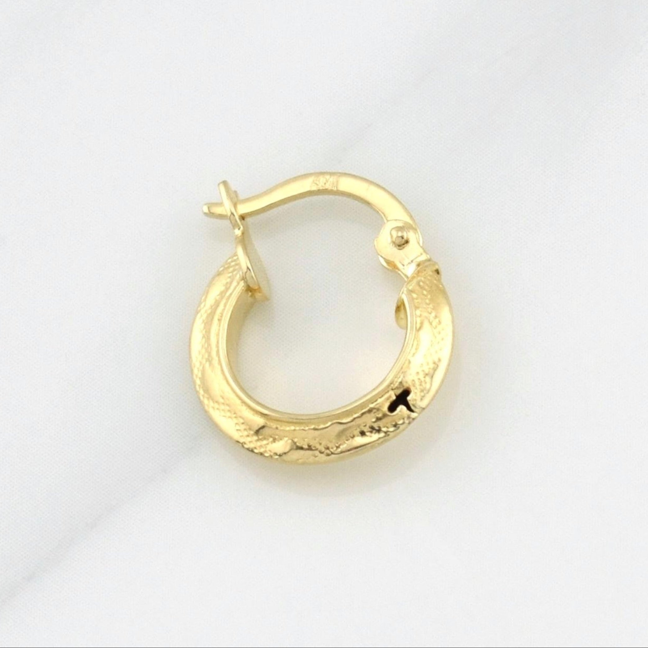 Candongas Emi 1.25g / 1/2 in Oro Amarillo 18K